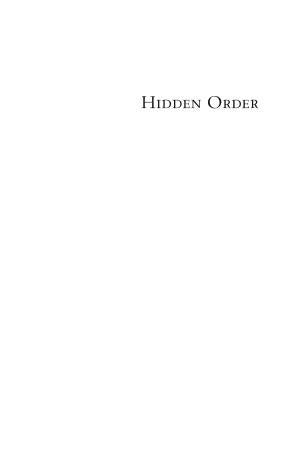 Hidden Order